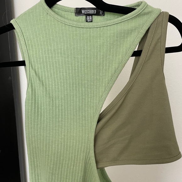 Mini Olive Dress by Lioness in Green - Picture 4 of 6